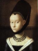 Petrus Christus Portrait of a Young Woman oil on canvas